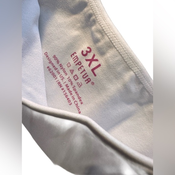 NWT EMPETUA PLUS SIZE SCOOP NECK CAMI SIZE 3XL COLOR: WHITE - Picture 6 of 11